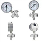 1/2 NPT BSP Membranmanometer aus Edelstahl