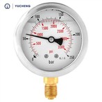 Manometer mit Gehäuse aus Edelstahl 304