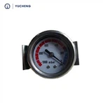Schwarzes Stahlgehäuse 40 mm Manometer