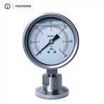 Manometer für sanitäre Membrandichtungen
