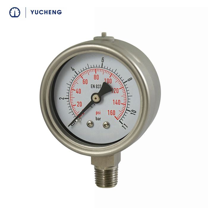 200 PSI Glycerin Filled Pressure Gauge
