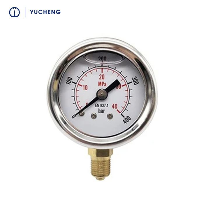 2 Zoll Zifferblatt Messing Connect Manometer