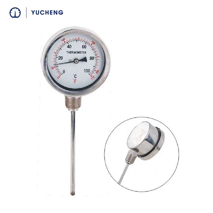 Bimetall-Thermometerbereich