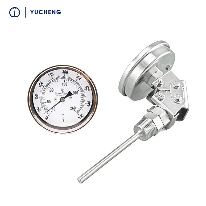 Bimetall-Thermometer mit Schutzrohr
