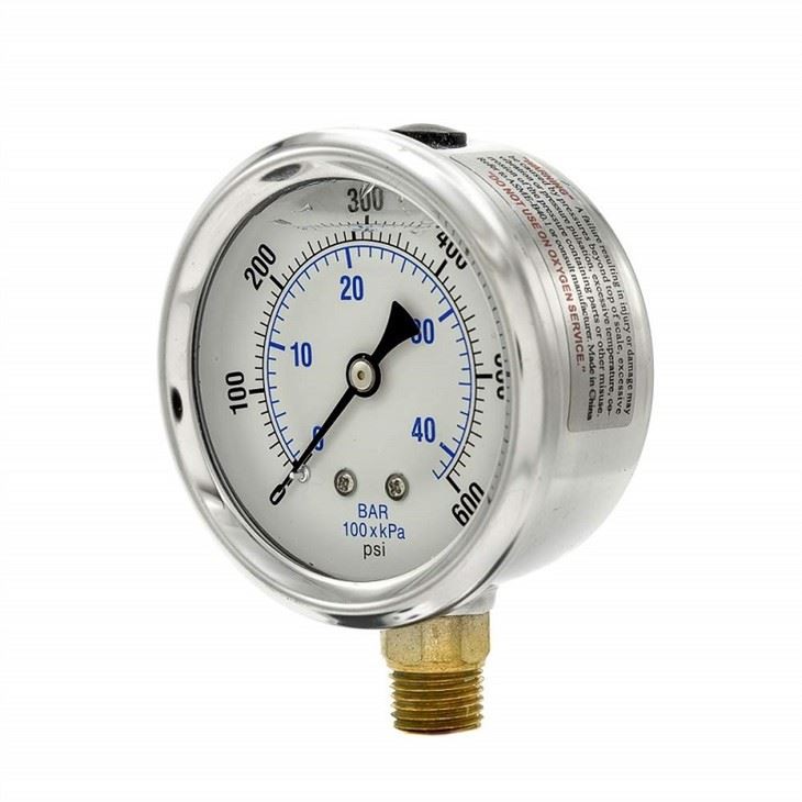 Daul-Skala 0-600 Psi-Manometer