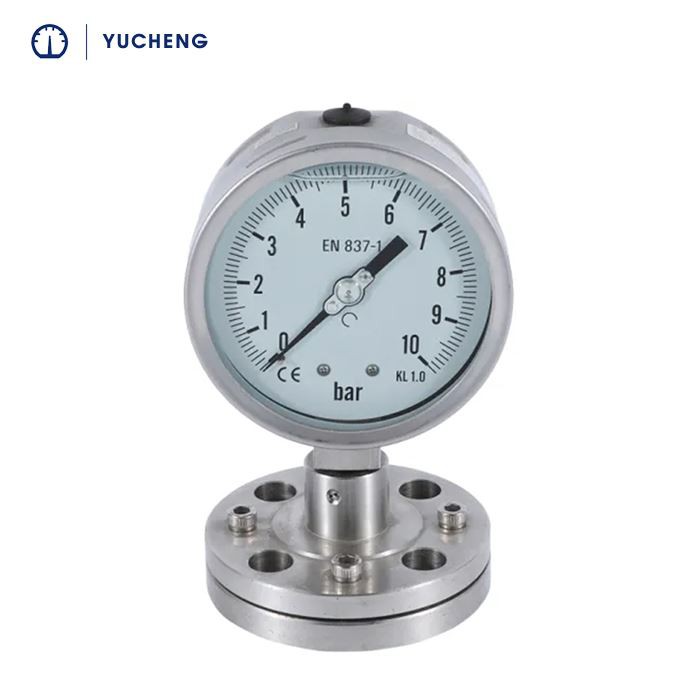 Animation für Membranmanometer