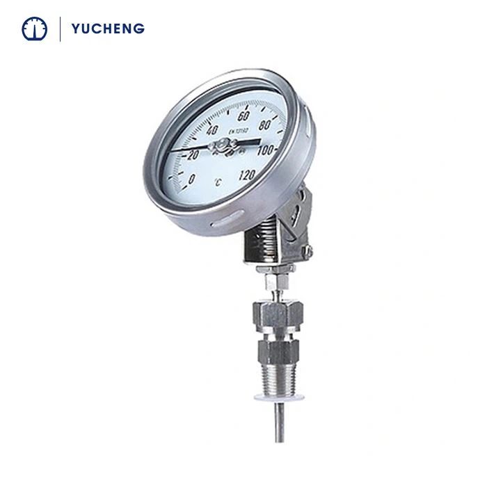 Seitlich angeschlossenes Allzweck-Bimetall-Thermometer