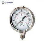 1/4-Zoll-NPT-Anschlussmanometer für die untere Montage