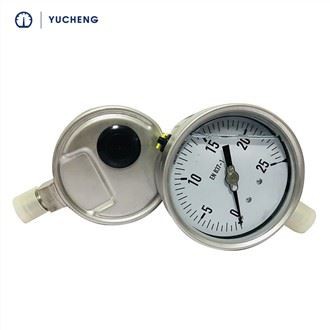 25 bar 1/4 Zoll NPT Öl gefülltes Manometer