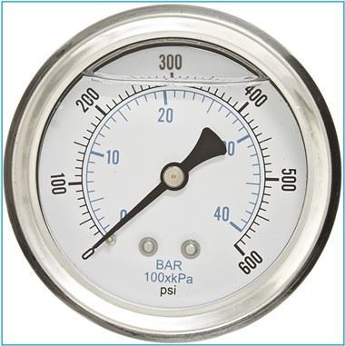 2.5 In. Dial Display Pressure Gauge