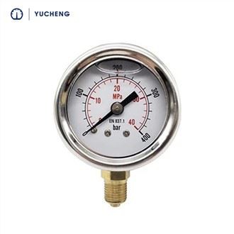 2 Zoll Zifferblatt Messing Connect Manometer