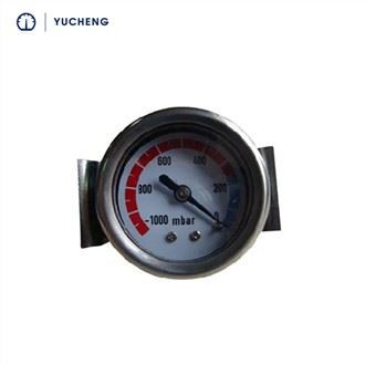Schwarzes Stahlgehäuse 40 mm Manometer