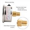 1 / 4 Inch NPT Rear Connection Pressure Gauge