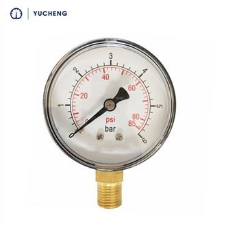 Capsule Type Pressure Gauge Connection Bottom