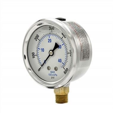 Daul-Skala 0-600 Psi-Manometer