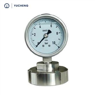 Membranmanometer mit auslaufsicherem Ring