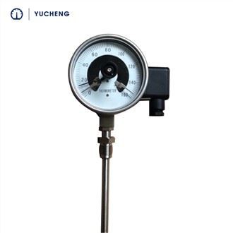 Bimetall-Thermometer mit elektrischem Kontakt