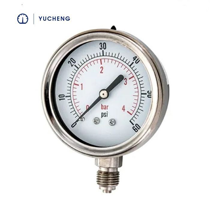 2,5-Zoll-SUS304-Öldruckmanometer